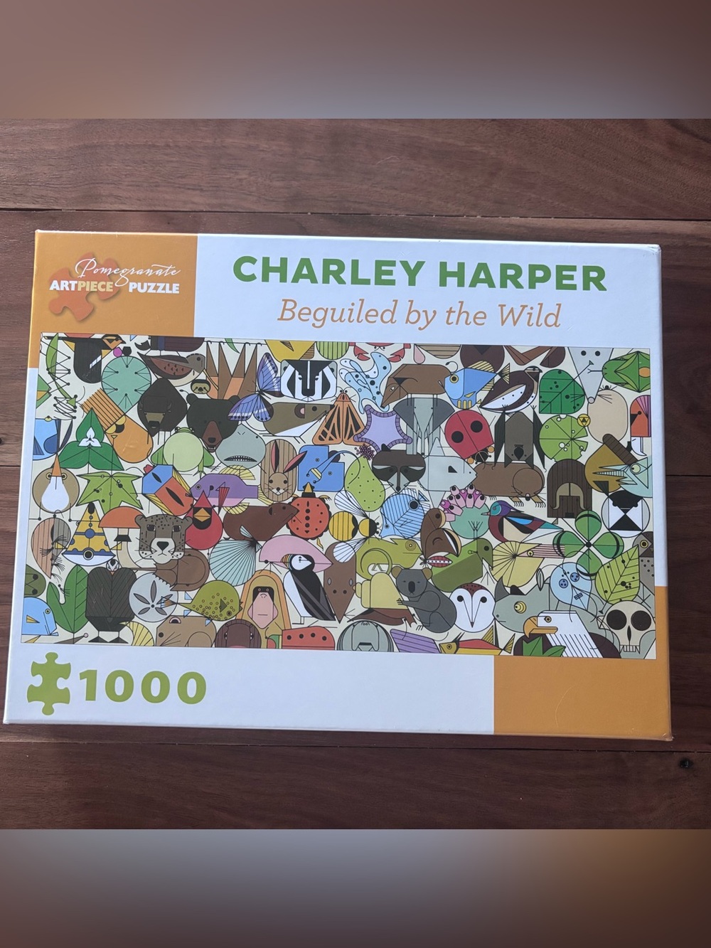 Pomegranate Jigsaw Puzzle 1000 Pc Charley Harper Beguiled By The Wild